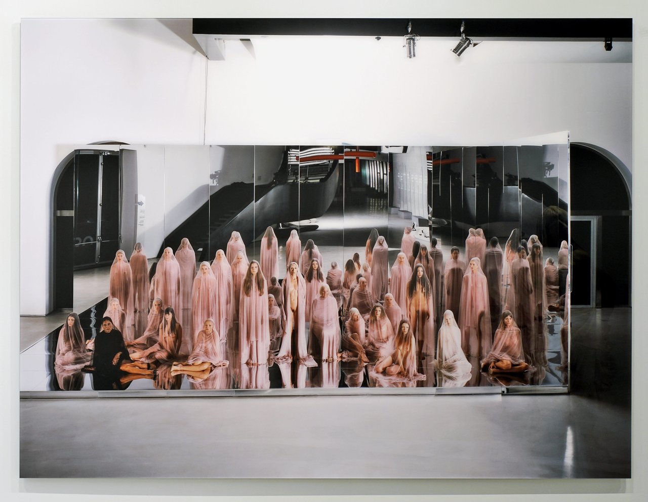 VB74, 2014–2018, Vanessa Beecroft Performance, 2014  Image Courtesy Fondazione MAXXI, © Vanessa Beecroft  Photo: Luis Do Rosario