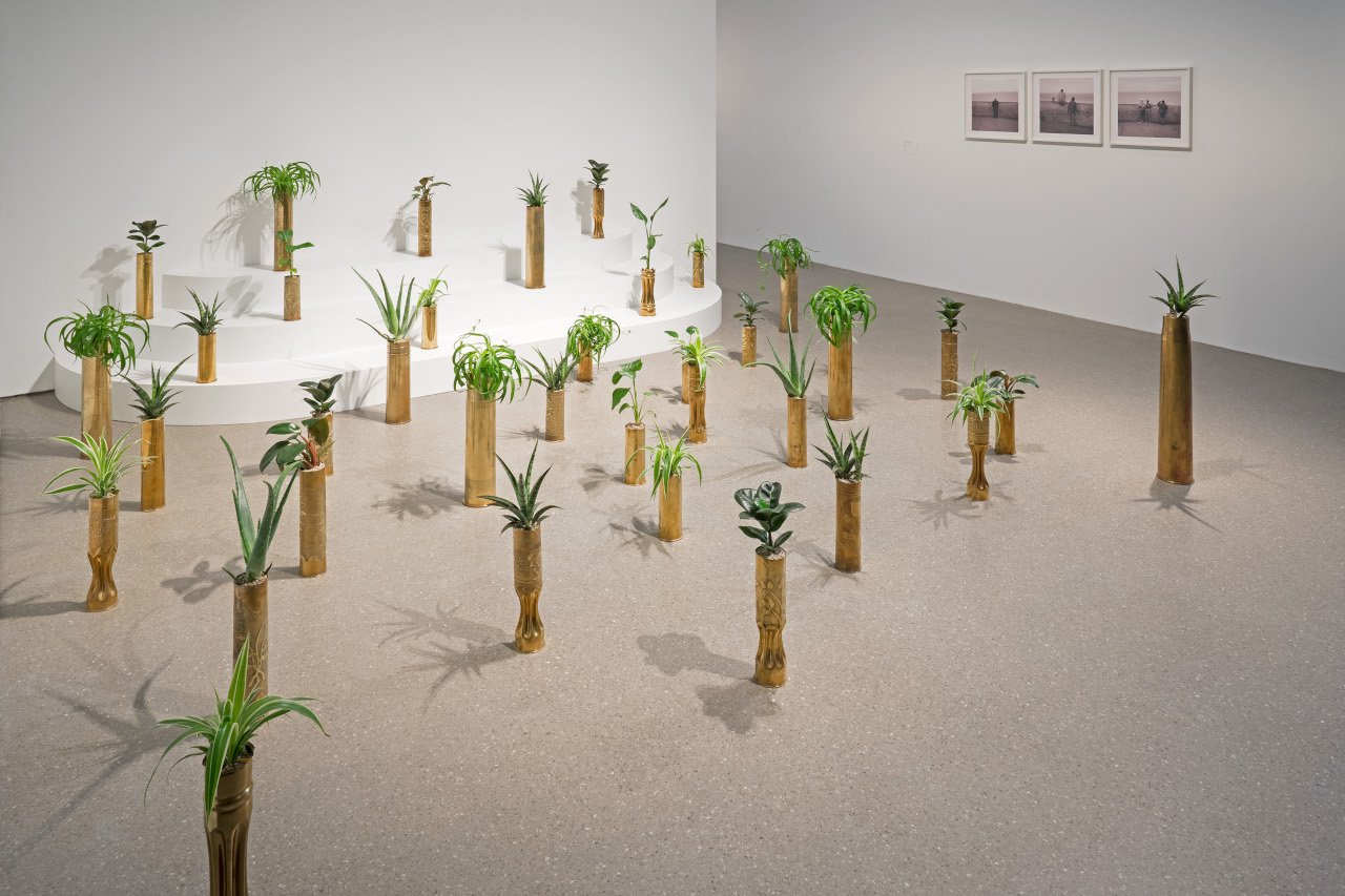 Installation view PalaisPopulaire 2023, Sammy Baloji: © Courtesy of Sammy Baloji and Imane Farès, Paris Yto Barrada: © Courtesy the artist and Sfeir-Semler Gallery, Beirut / Hamburg